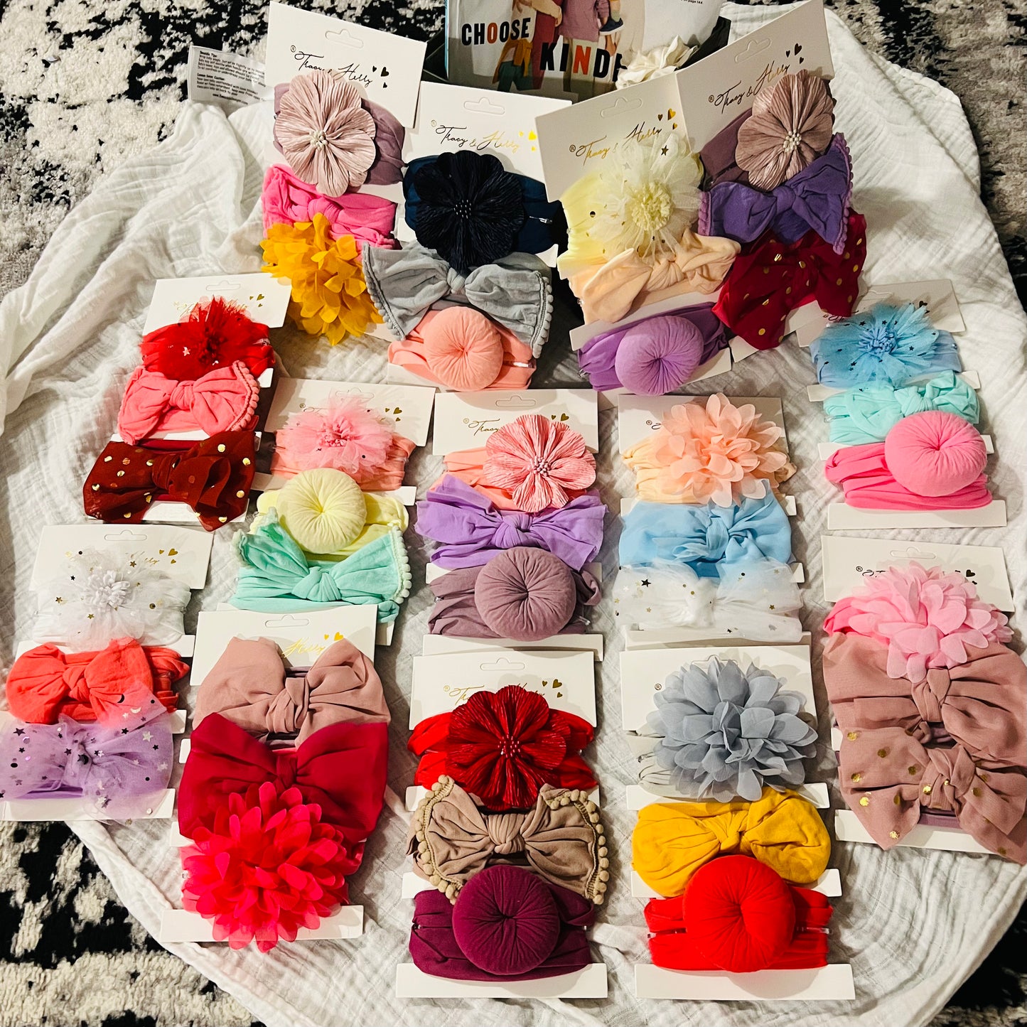 Baby Head Wrap Donut Style
