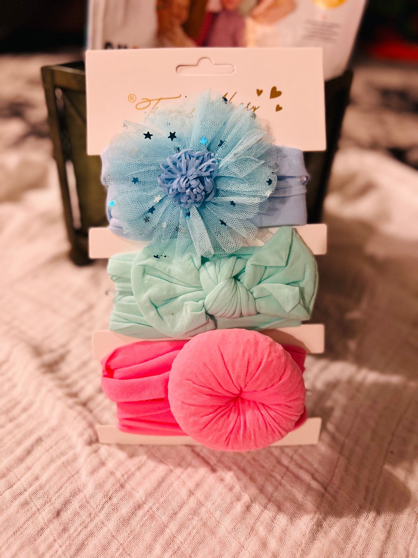 Baby Head Wrap Donut Style