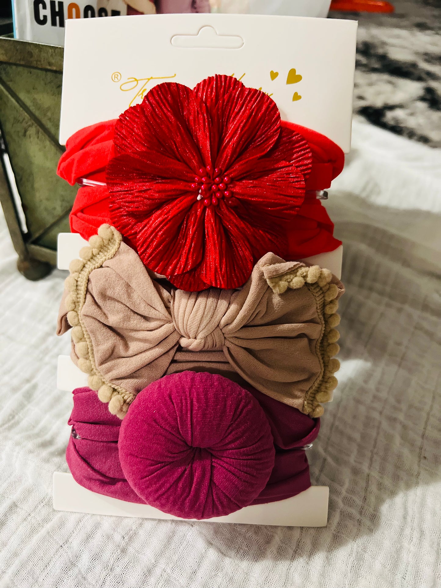 Baby Head Wrap Donut Style