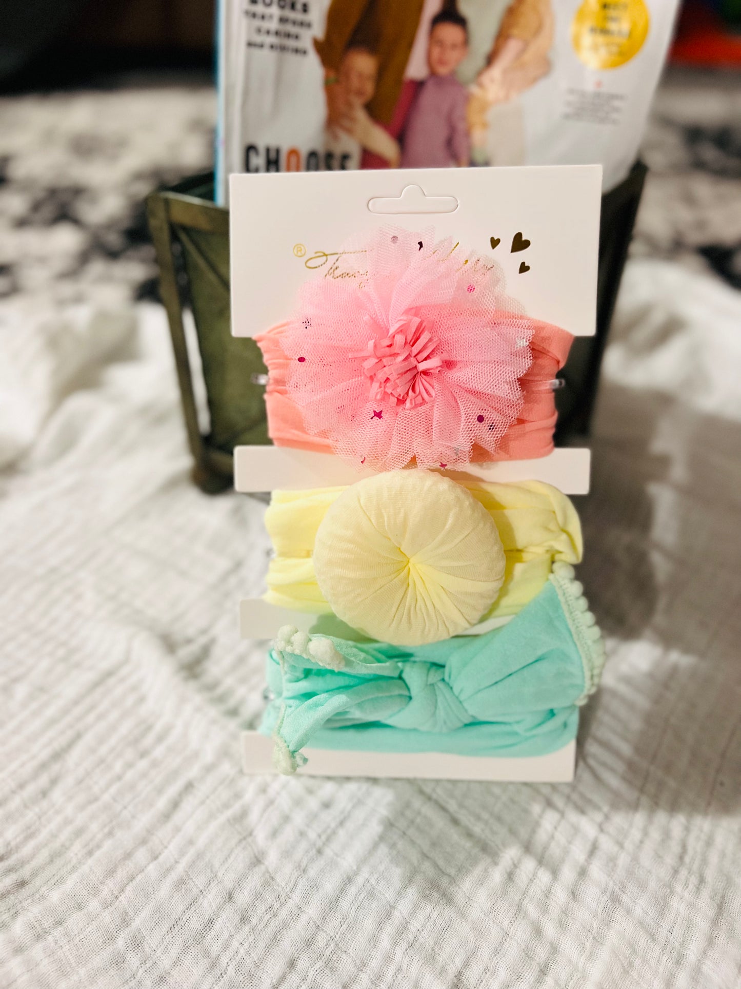 Baby Head Wrap Donut Style
