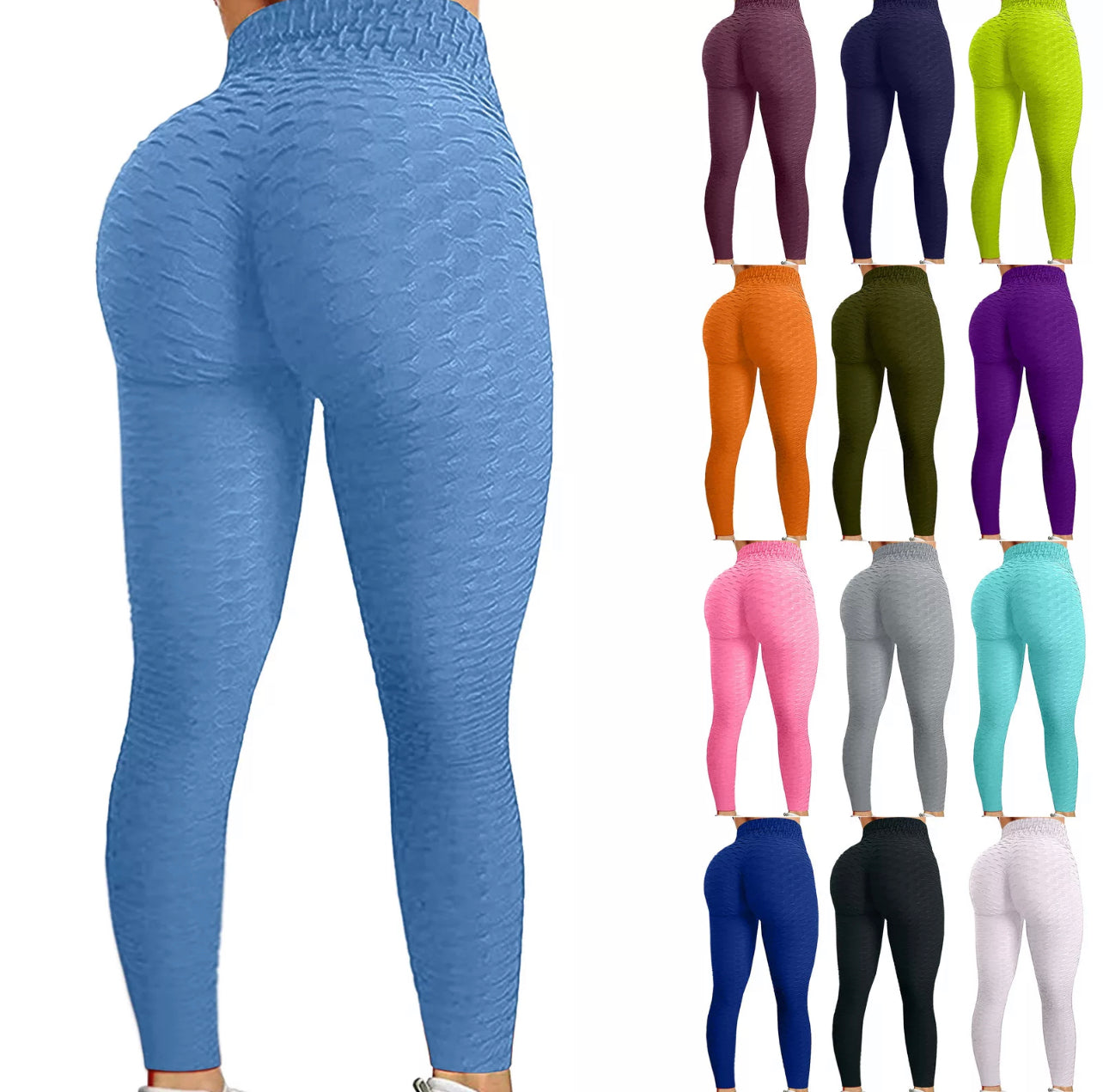 Workout Butt Lifting Leggings- Gym Fitness High Waisted Yoga Pants