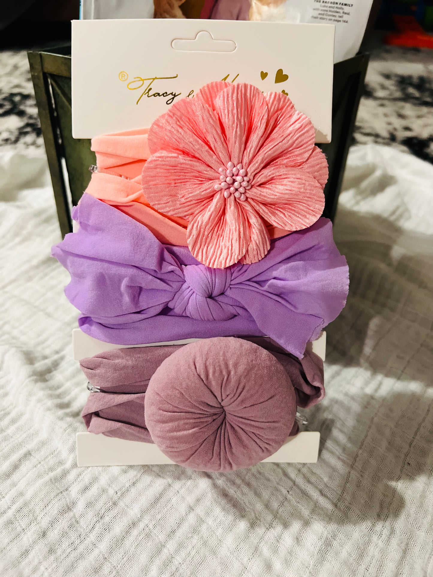 Baby Head Wrap Donut Style