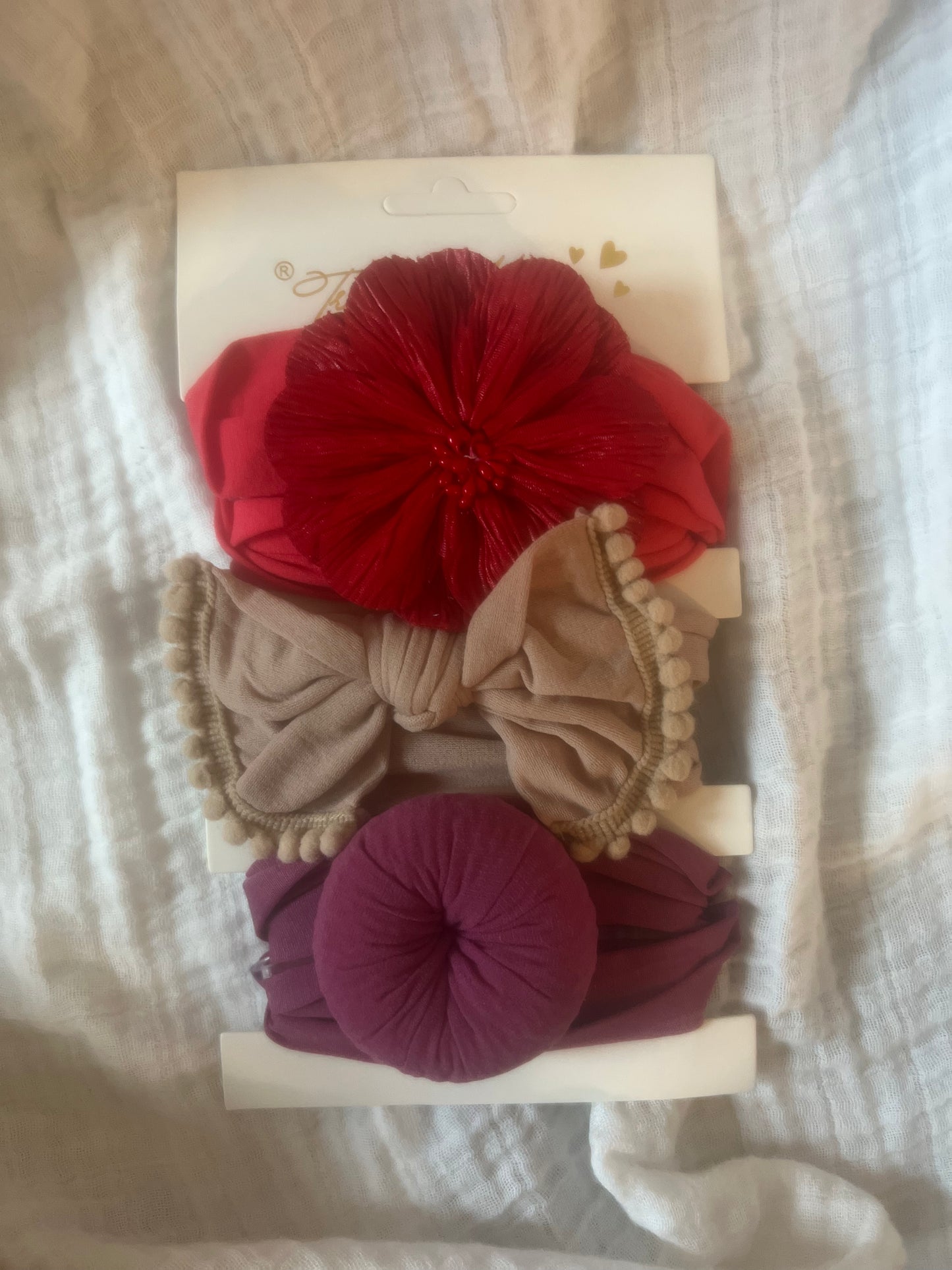 Baby Head Wrap Donut Style
