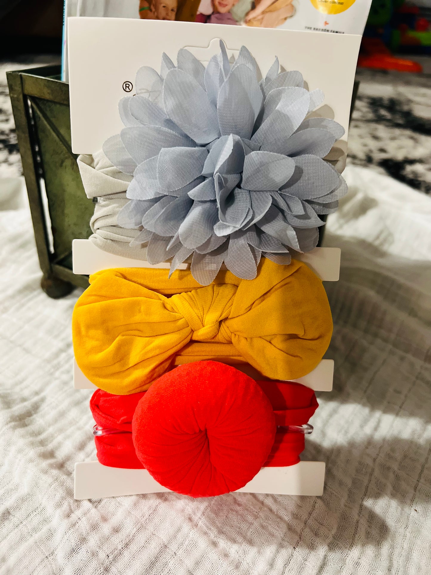 Baby Head Wrap Donut Style