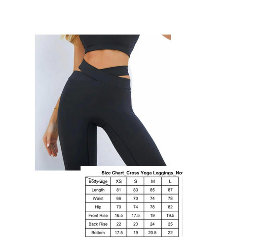 Crisscross Leggings with 2 sides pockets
