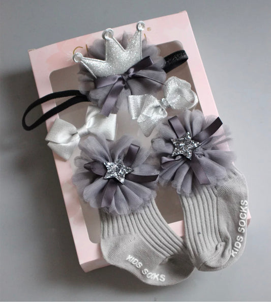 Headband, Socks Sets, and Hair Clip